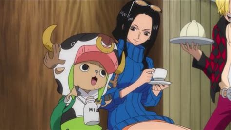 Nico Robin teasing Chopper